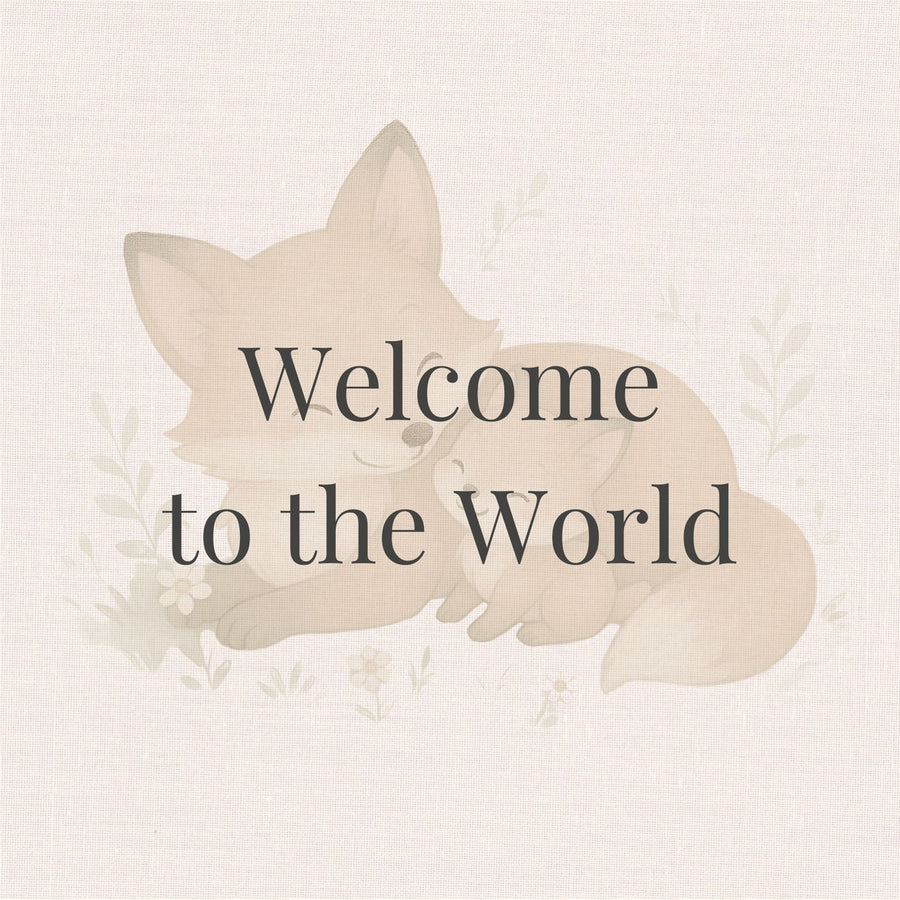 Chapter opener: Welcome to the World (pages 27 to 36), watercolor fox