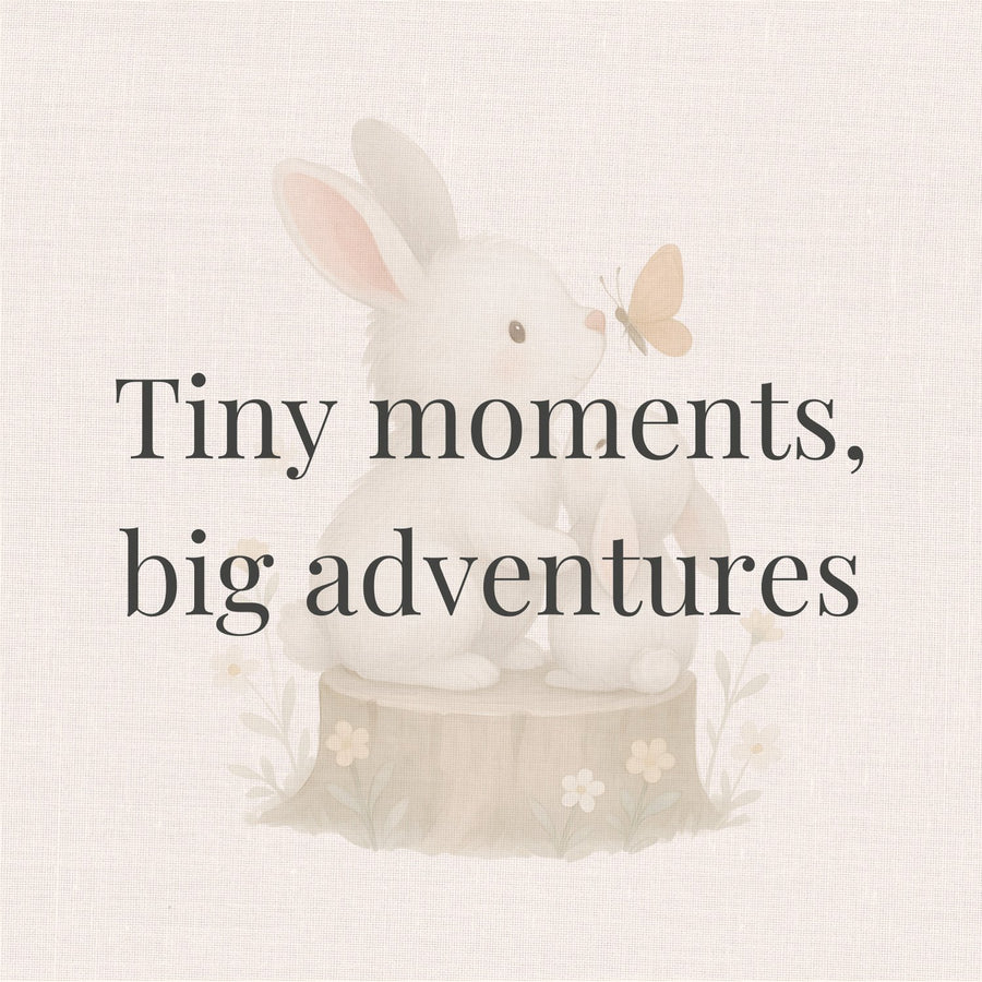 Chapter opener: Tiny Moments, Big Adventures (pages 37 to 84), watercolor rabbit