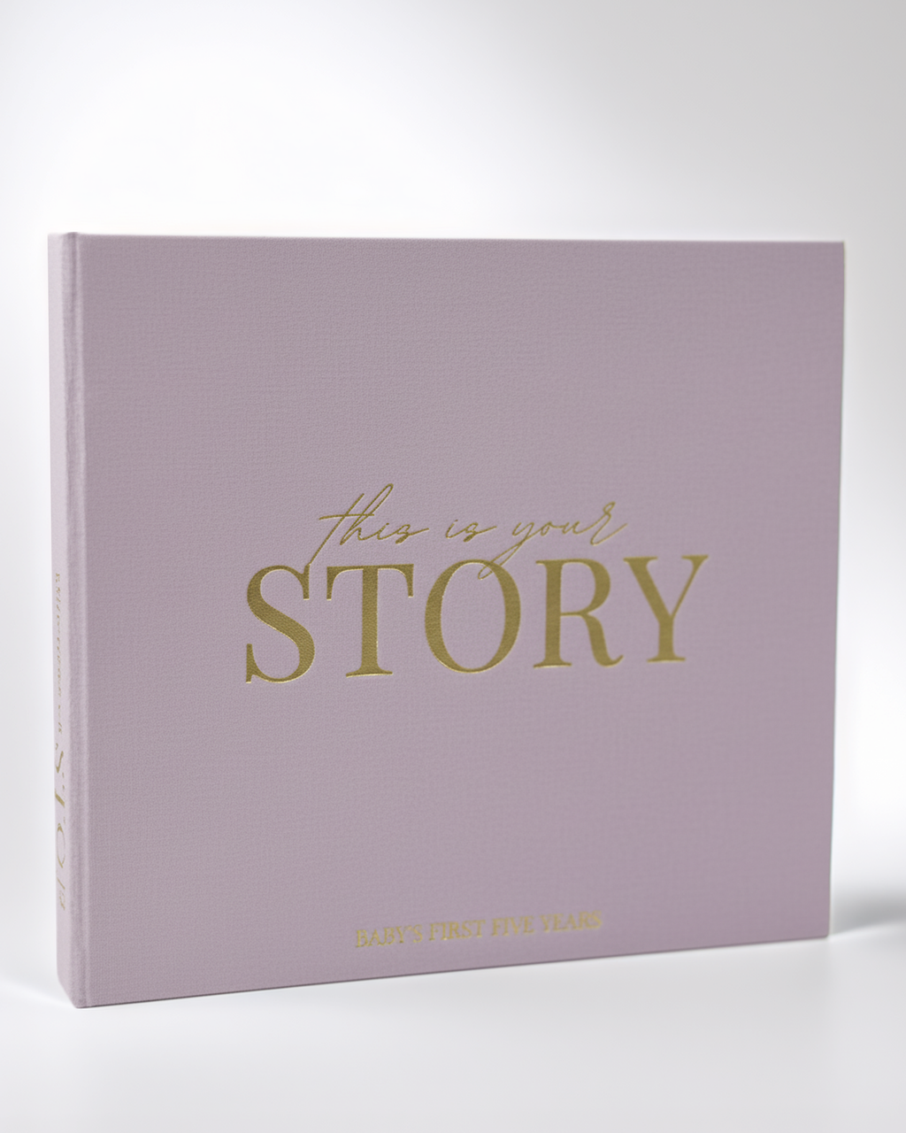 Lavender Mist Baby Memory Book & Keepsake Journal for First 5 Years