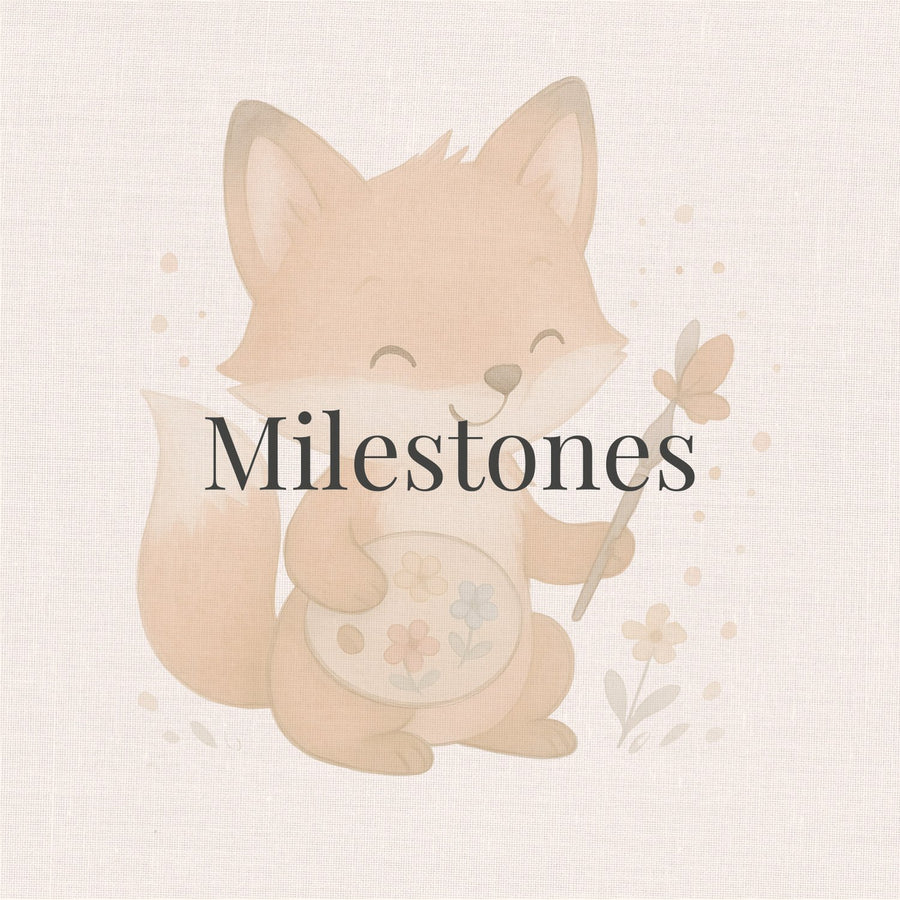 Chapter opener: Milestones (pages 85 to 112), watercolor fox